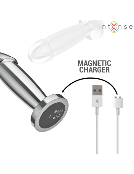 INTENSE PLUG ANAL 10 VIBRACIONES METAL EN FORMA DE DILDO CON CONTROL REMOTO S INTENSE PLUG ANAL 10 VIBRACIONES METAL EN FORMA DE DILDO CON CONTROL REMOTO S