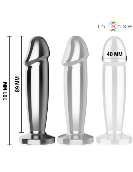 INTENSE PLUG ANAL 10 VIBRACIONES METAL EN FORMA DE DILDO CON CONTROL REMOTO M INTENSE PLUG ANAL 10 VIBRACIONES METAL EN FORMA DE DILDO CON CONTROL REMOTO M