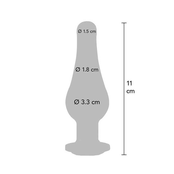 TOYJOY ANAL PLAY DIAMANTE BUM BIJOU PLUG ANAL MEDIANO