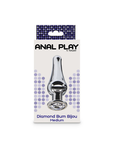 TOYJOY ANAL PLAY DIAMANTE BUM BIJOU PLUG ANAL MEDIANO