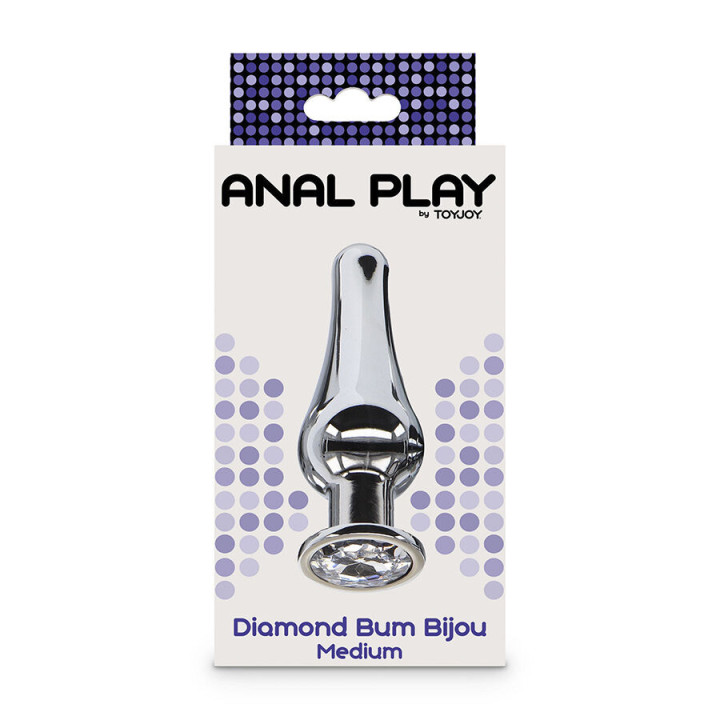 TOYJOY ANAL PLAY DIAMANTE BUM BIJOU PLUG ANAL MEDIANO