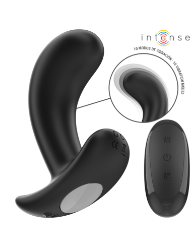 INTENSE CHANDLER PLUG ANAL 10 VIBRACIONES NEGRO CONTROL REMOTO
