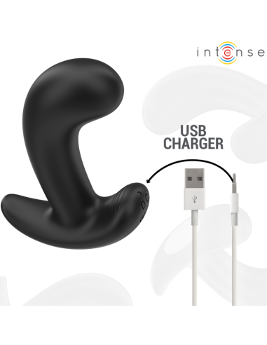 INTENSE CHANDLER PLUG ANAL 10 VIBRACIONES NEGRO CONTROL REMOTO