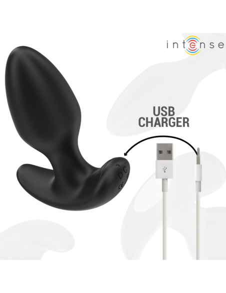 INTENSE JOEY PLUG ANAL 10 VIBRACIONES NEGRO CONTROL REMOTO INTENSE JOEY PLUG ANAL 10 VIBRACIONES NEGRO CONTROL REMOTO