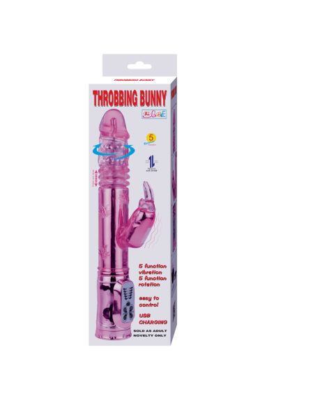 BAILE THROBBING BUNNY ROTADOR RAMPANTE ROSA BAILE THROBBING BUNNY ROTADOR RAMPANTE ROSA