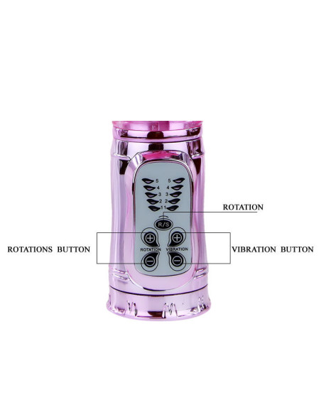 BAILE THROBBING BUNNY ROTADOR RAMPANTE ROSA BAILE THROBBING BUNNY ROTADOR RAMPANTE ROSA