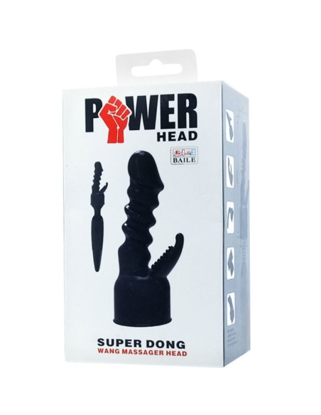 BAILE POWER HEAD CABEZAL INTERCAMBIABLE PARA ESTIMULACION INTERNA Y CLITORIS BAILE POWER HEAD CABEZAL INTERCAMBIABLE PARA ESTIMULACION INTERNA Y CLITORIS
