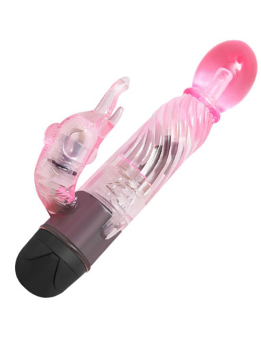 BAILE GIVE YOU A KIND OF LOVER VIBRADOR CON RABBIT ROSA 10 MODOS