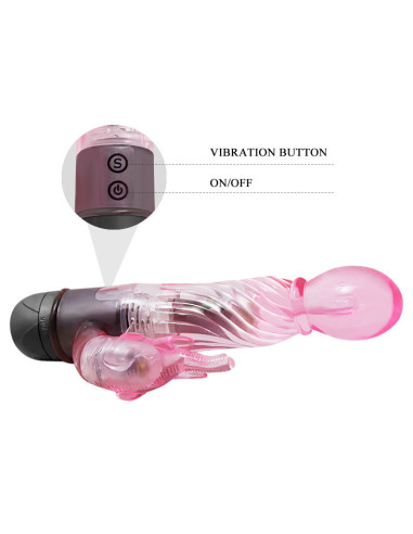 BAILE GIVE YOU A KIND OF LOVER VIBRADOR CON RABBIT ROSA 10 MODOS
