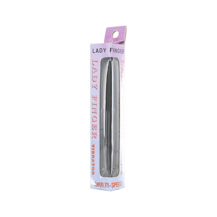 SEVEN CREATIONS LADYFINGER MINIVIBRATOR NEGRO