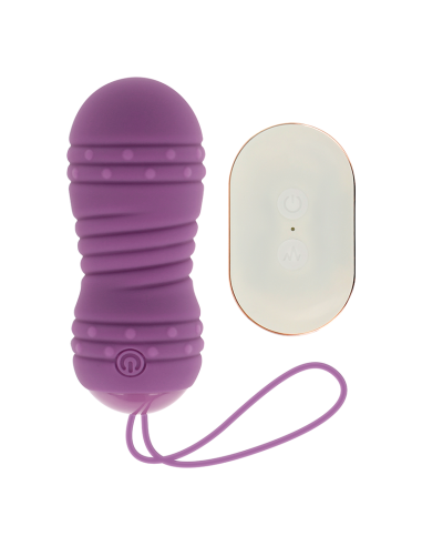 OHMAMA HUEVO CONTROL REMOTO 7 MODOS ROTACION LILA