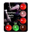 SECRETPLAY - BRAZILLIAN BALLS LUBRIFICANTE HOT BALLS 6 UNIDADES