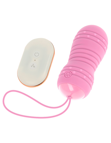OHMAMA HUEVO CONTROL REMOTO 7 MODOS ROTACION ROSA