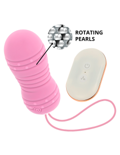 OHMAMA HUEVO CONTROL REMOTO 7 MODOS ROTACION ROSA