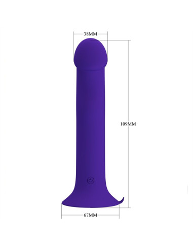 PRETTY LOVE MURRAY YOUTH DILDO VIBRADOR RECARGABLE VIOLETA