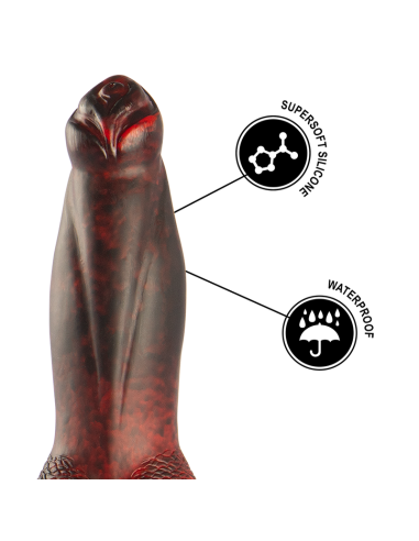 EPIC PROMETHEUS DILDO TITAN EN LLAMAS RECARGABLE CONTROL REMOTO
