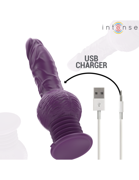 INTENSE TATUM VIBRADOR MULTIFUNCION CON VIBRACION UP AND DOWN 24 CM MORADO INTENSE TATUM VIBRADOR MULTIFUNCION CON VIBRACION UP AND DOWN 24 CM MORADO