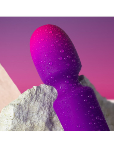 ROCKS OFF GLO GIRL VIBRADOR WAND MINI MORADO