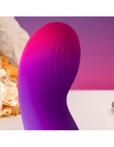 ROCKS OFF GLOW GIRL VIBE VIBRADOR G SPOT DISCRETO MORADO