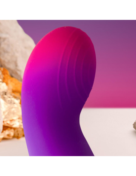 ROCKS OFF GLOW GIRL VIBE VIBRADOR G SPOT DISCRETO MORADO