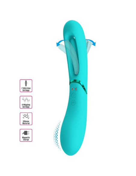 ROMANCE LEXIE VIBRADOR PUNTO G 7 VIBRACIONES AZUL