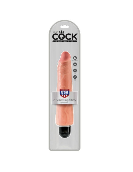 KING COCK VIBRADOR REALISTICO STIFFY 23 CM NATURAL KING COCK VIBRADOR REALISTICO STIFFY 23 CM NATURAL