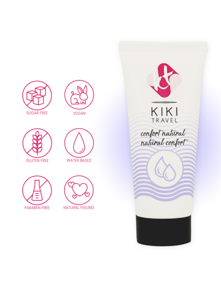 KIKI TRAVEL GEL DESLIZANTE NATURAL CONFORT 50 ML KIKI TRAVEL GEL DESLIZANTE NATURAL CONFORT 50 ML