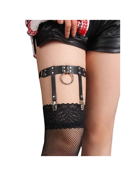SUBBLIME 953744 LIGA PUNK DE CUERO AJUSTABLE NEGRO TALLA ANICA