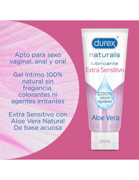 DUREX NATURALS LUBRICANTE EXTRA SENSITIVO 100 ML DUREX NATURALS LUBRICANTE EXTRA SENSITIVO 100 ML