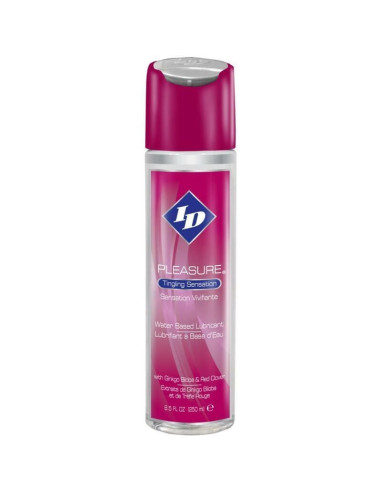 ID PLEASURE LUBRICANTE BASE AGUA TINGING SENSATION 250 ML