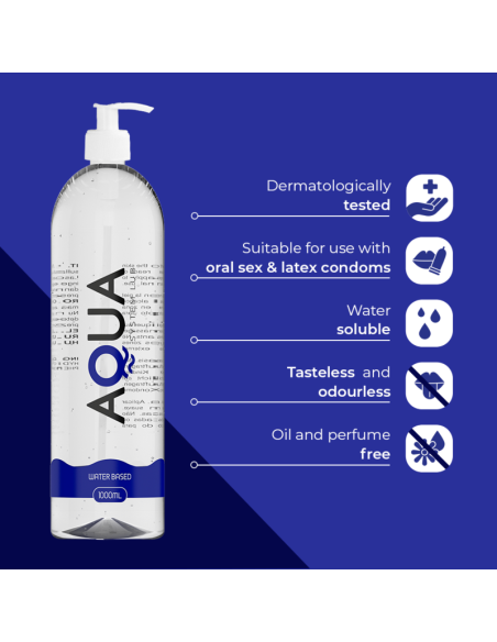 AQUA QUALITY LUBRICANTE BASE DE AGUA 1000 ML AQUA QUALITY LUBRICANTE BASE DE AGUA 1000 ML
