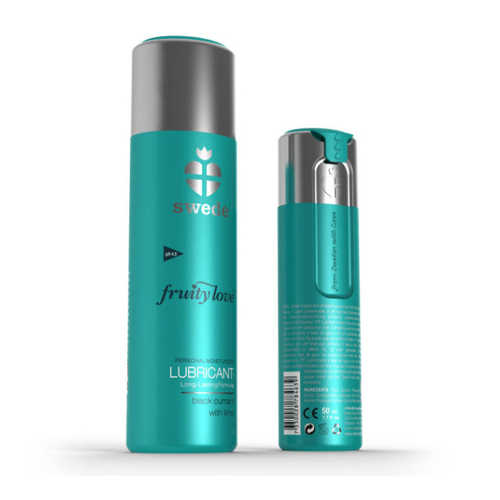 SWEDE FRUITYLOVE LUBRICANTE GROSELLA NEGRA Y LIMA 50ML