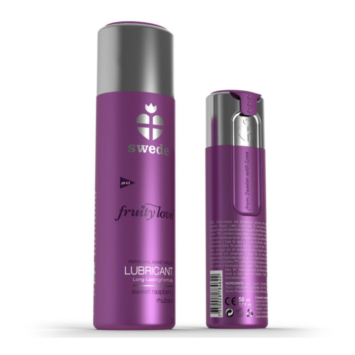 SWEDE FRUITY LOVE LUBRICANTE FRAMBUESAS Y ACELGA ROJA 100 ML