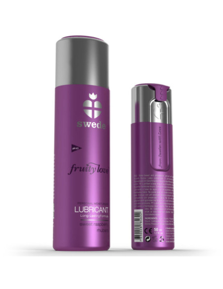 SWEDE FRUITY LOVE LUBRICANTE FRAMBUESAS Y ACELGA ROJA 50 ML SWEDE FRUITY LOVE LUBRICANTE FRAMBUESAS Y ACELGA ROJA 50 ML