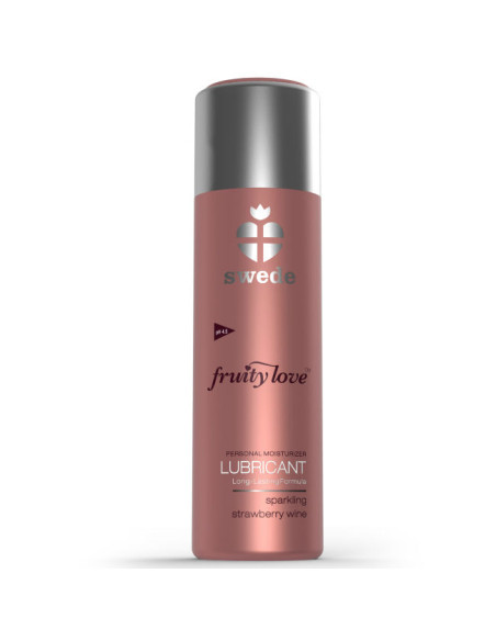 SWEDE FRUITY LOVE LUBRICANTE FRESAS CON CHAMPAGNE 100 ML SWEDE FRUITY LOVE LUBRICANTE FRESAS CON CHAMPAGNE 100 ML