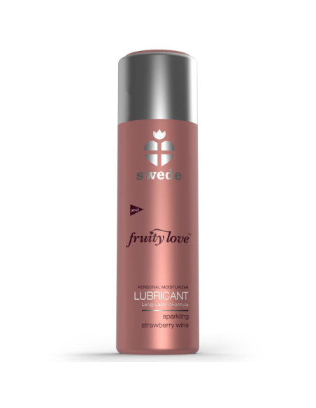 SWEDE FRUITY LOVE LUBRICANTE FRESAS CON CHAMPAGNE 50 ML SWEDE FRUITY LOVE LUBRICANTE FRESAS CON CHAMPAGNE 50 ML