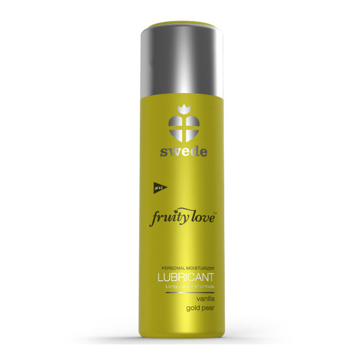 SWEDE FRUITY LOVE LUBRICANTE PERA GOLDEN Y VAINILLA 50 ML
