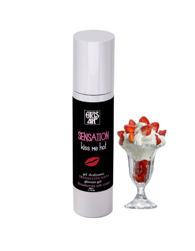 EROS ART SENSATTION LUBRICANTE NATURAL FRESAS CON NATA 50 ML