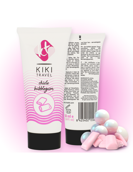 KIKI TRAVEL LUBRICANTE SABOR A CHICLE 50 ML KIKI TRAVEL LUBRICANTE SABOR A CHICLE 50 ML