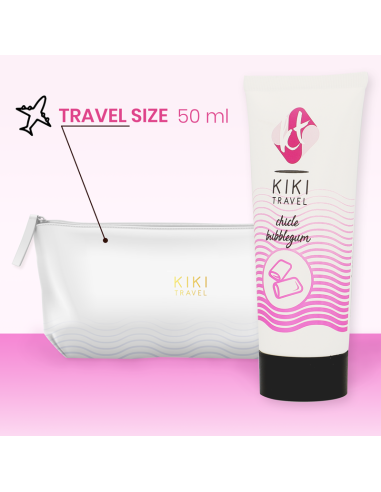 KIKI TRAVEL LUBRICANTE SABOR A CHICLE 50 ML