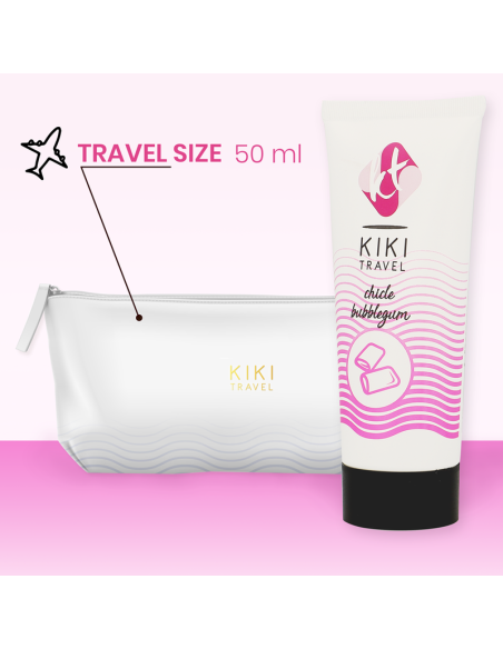 KIKI TRAVEL LUBRICANTE SABOR A CHICLE 50 ML KIKI TRAVEL LUBRICANTE SABOR A CHICLE 50 ML