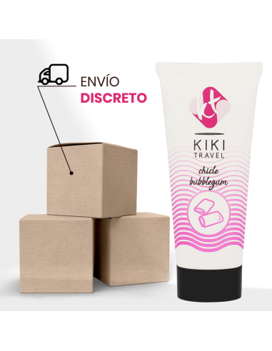 KIKI TRAVEL LUBRICANTE SABOR A CHICLE 50 ML