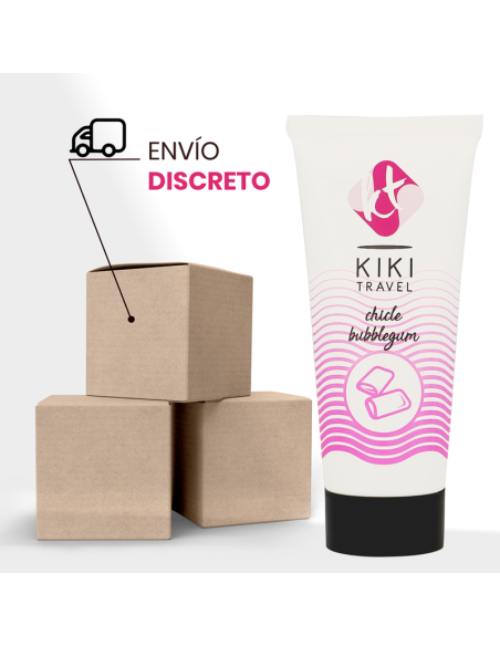 KIKI TRAVEL LUBRICANTE SABOR A CHICLE 50 ML KIKI TRAVEL LUBRICANTE SABOR A CHICLE 50 ML