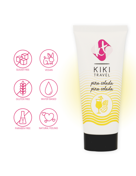 KIKI TRAVEL LUBRICANTE SABOR A PINA COLADA 50 ML KIKI TRAVEL LUBRICANTE SABOR A PINA COLADA 50 ML