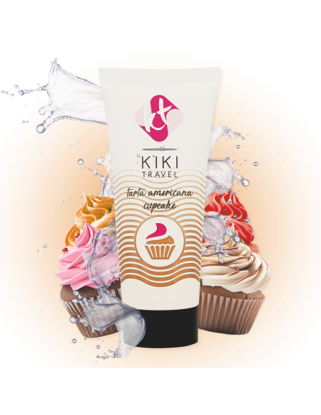 KIKI TRAVEL GEL DESLIZANTE SABOR A TARTA AMERICANA CUPCAKE 50 ML KIKI TRAVEL GEL DESLIZANTE SABOR A TARTA AMERICANA CUPCAKE 50 ML