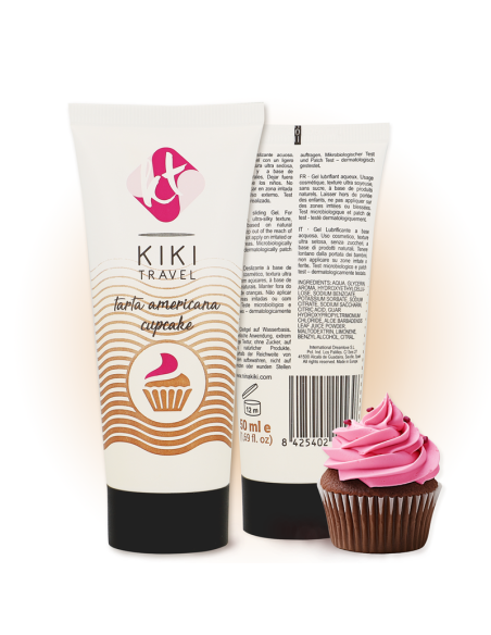 KIKI TRAVEL GEL DESLIZANTE SABOR A TARTA AMERICANA CUPCAKE 50 ML KIKI TRAVEL GEL DESLIZANTE SABOR A TARTA AMERICANA CUPCAKE 50 ML