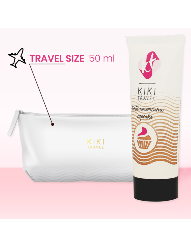 KIKI TRAVEL GEL DESLIZANTE SABOR A TARTA AMERICANA CUPCAKE 50 ML