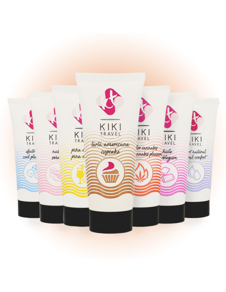 KIKI TRAVEL GEL DESLIZANTE SABOR A TARTA AMERICANA CUPCAKE 50 ML KIKI TRAVEL GEL DESLIZANTE SABOR A TARTA AMERICANA CUPCAKE 50 ML