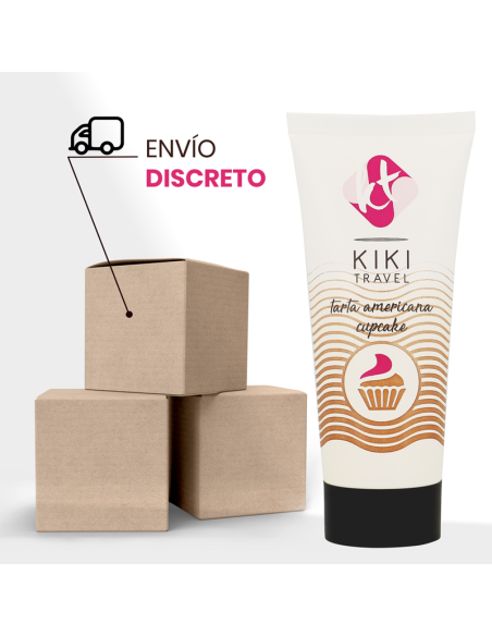 KIKI TRAVEL GEL DESLIZANTE SABOR A TARTA AMERICANA CUPCAKE 50 ML KIKI TRAVEL GEL DESLIZANTE SABOR A TARTA AMERICANA CUPCAKE 50 ML