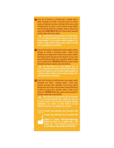 CONTROL LUB GEL LUBRICANTE CHOCOLATE 75 ML